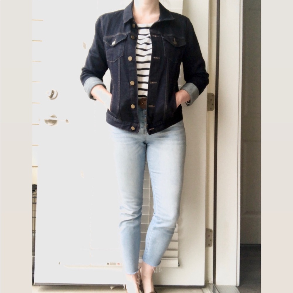Calvin Klein Denim Dark Wash Jacket Size M